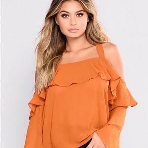 Fashion Nova Ruffle Top